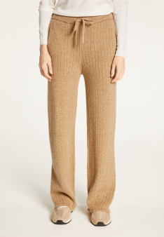 Pantalon fluide en laine et cachemire - Galya