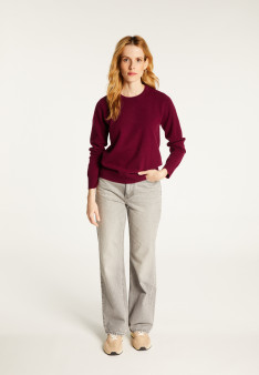 Round neck cashmere sweater - Abeline