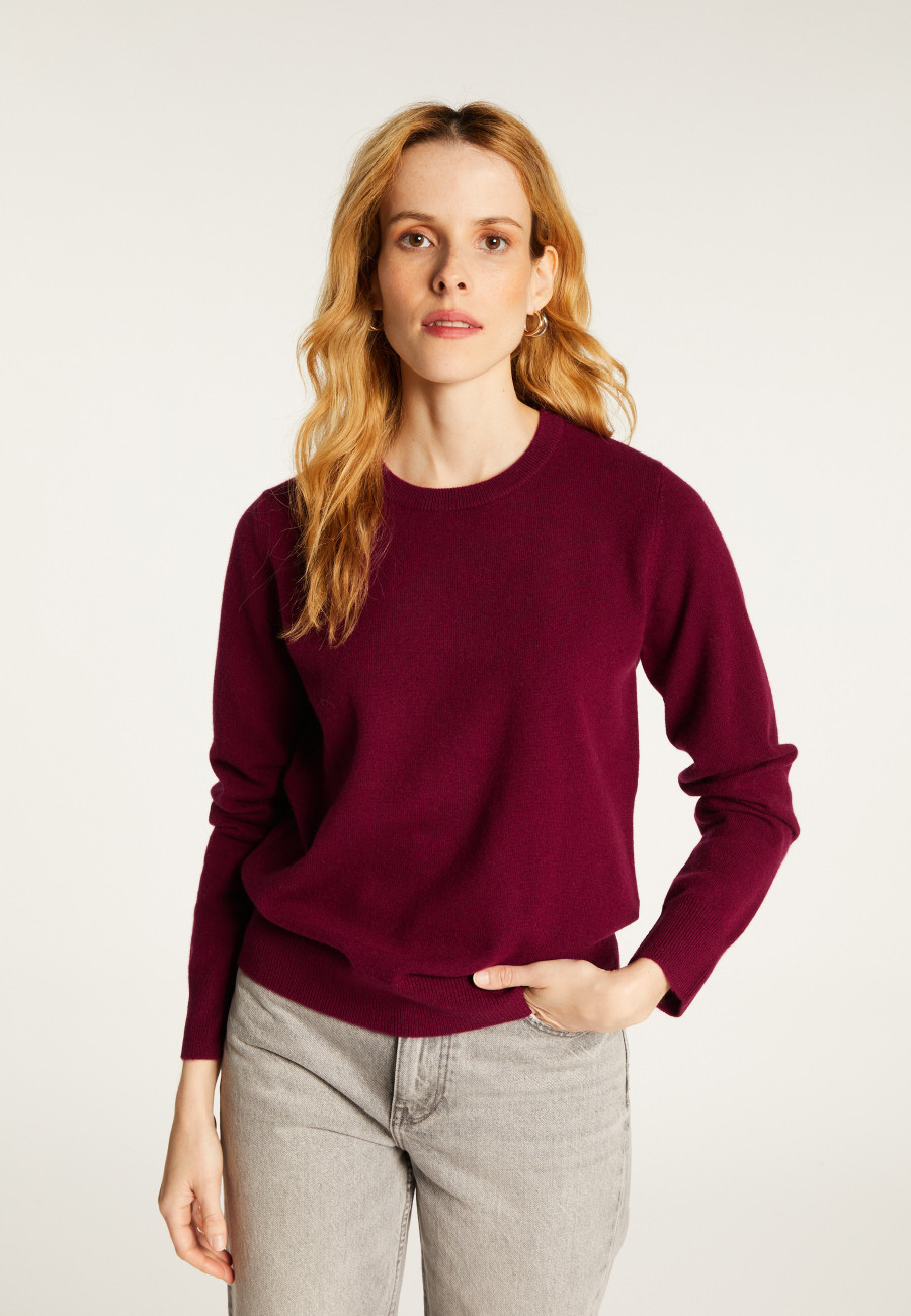 Pull col rond en cachemire - Abeline