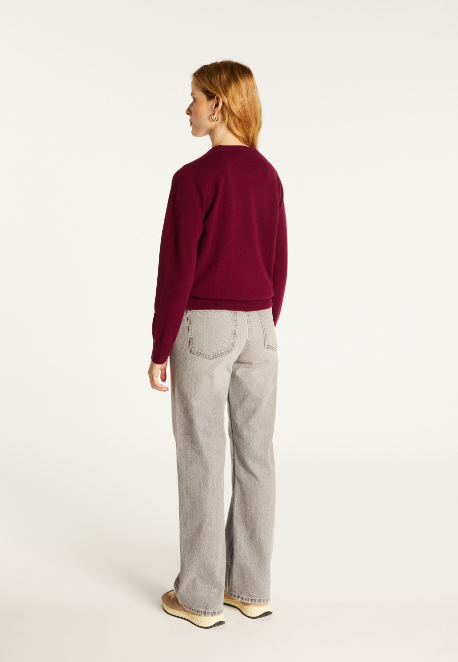 Cashmere round neck sweater - Abeline