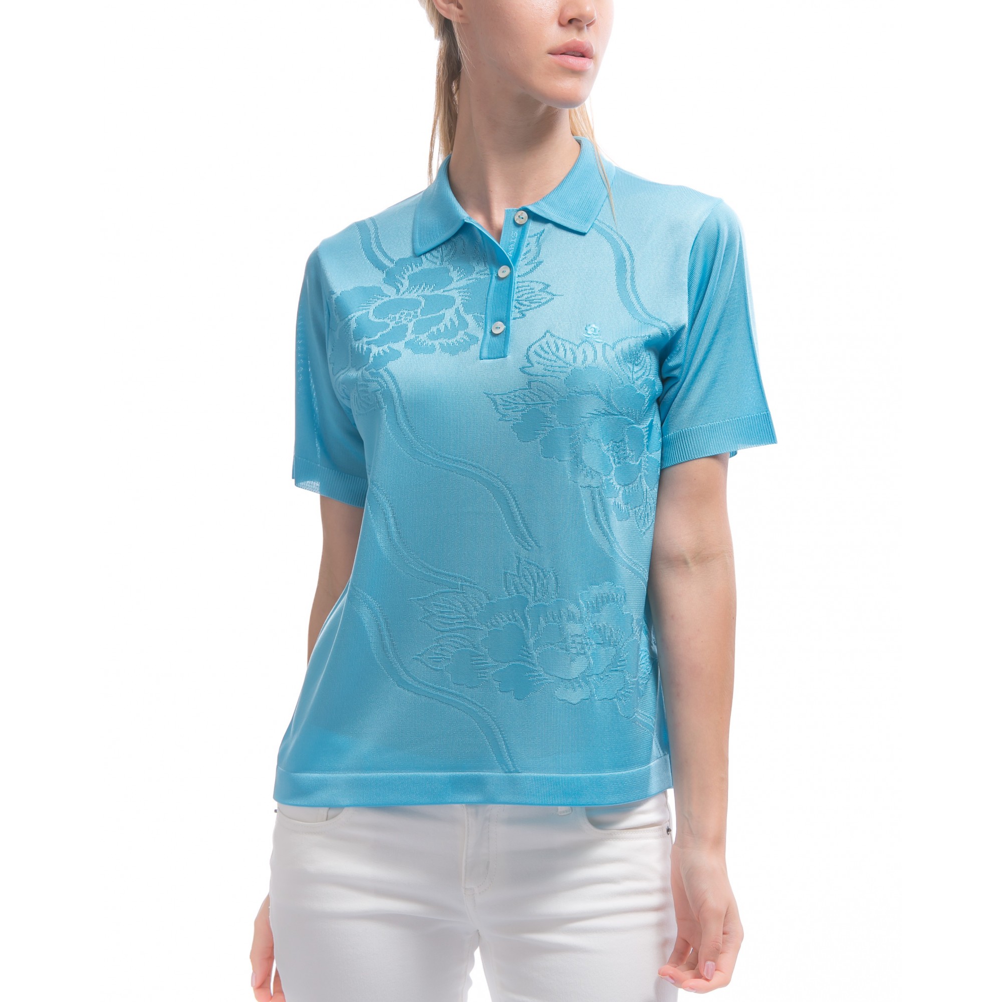 Patterned Polo Shirts Womens | AGBU Hye 