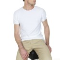 T-shirt manches courtes en coton Léo 6000 blanc - 02 blanc