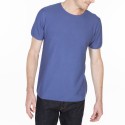 T-shirt manches courtes en coton Léo 6042 Flot - bleu moyen