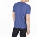T-shirt manches courtes en coton Léo 6042 Flot - bleu moyen