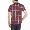 Polo homme carreaux Fil Lumière Marin