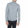 Gilet zippé en cachemire 2 fils sans poches Marc-Antoine 6112 volute chine - 09 gris moyen 