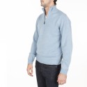 Cashmere cardigan with zipped collar Claude