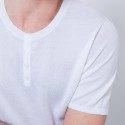 T-shirt en coton Brieux 6200 Blanc - 02 Blanc