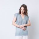 T-shirt à motifs graphique en viscose Axel