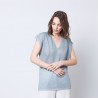 T-shirt à motifs graphique en viscose Axel