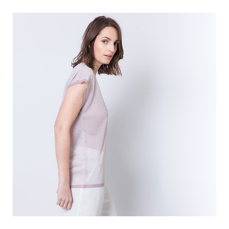 Graphic V-neck T-shirt Axel