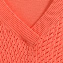 T-shirt col V en coton Alain