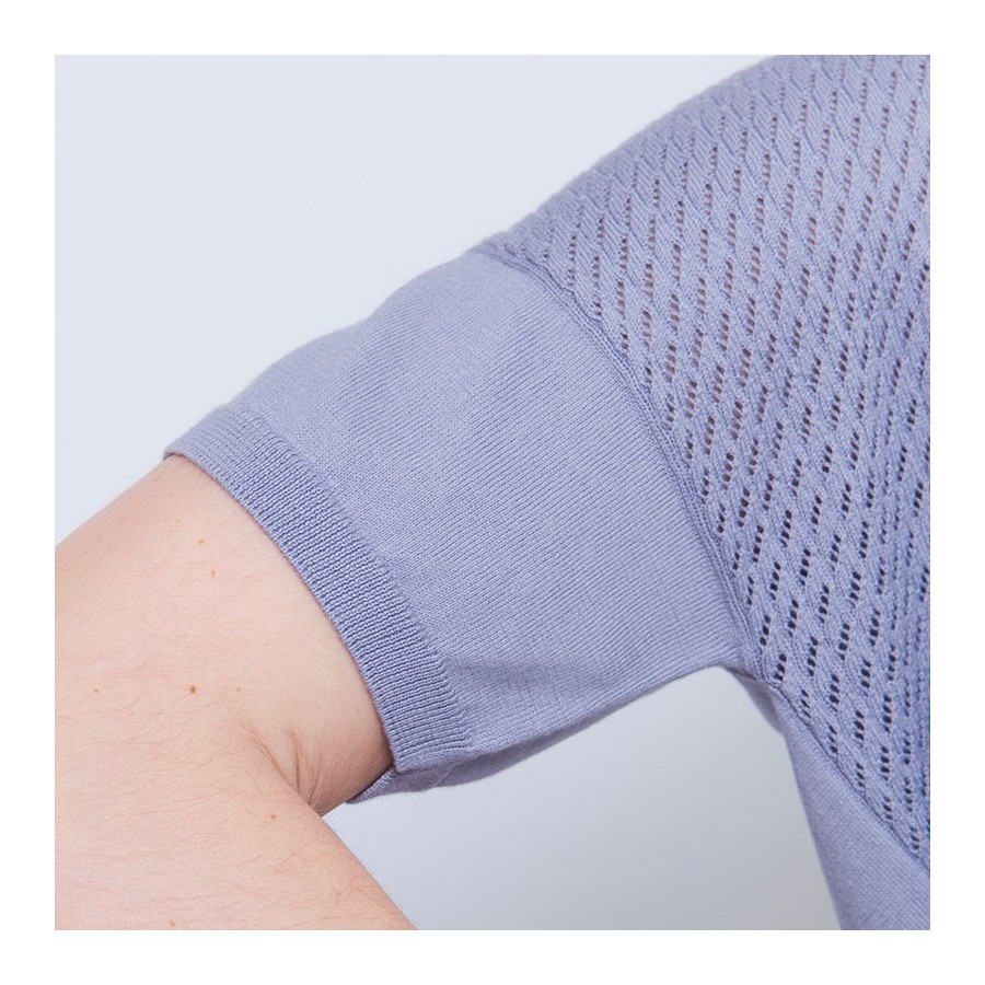 T-shirt col V en coton Alain
