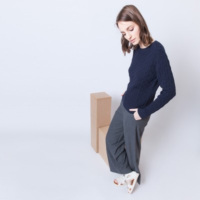 Long sleeved cotton sweater Adel