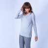 Pull col V oversize Hoani 6344 Rafale - 09 Gris moyen