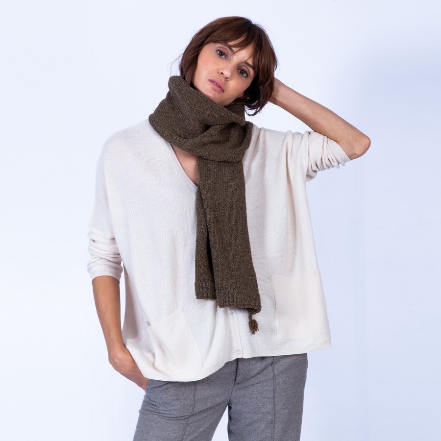Silk and wool scarf — Guila