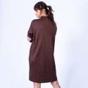 Robe ample avec col montant Grazia 6371 Santal - 20 Rouge f