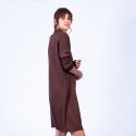 Robe ample avec col montant Grazia 6371 Santal - 20 Rouge f