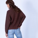 Pull oversize - Gillie 6371 Santal - 20 Rouge f