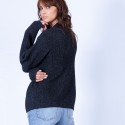 Pull oversize - Gillie 6310 Noir - 01 Noir