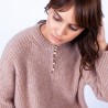 Sweat en mohair Gandi 6369 Grege - 24 Rose clair