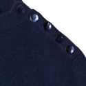 Pull col montant en cachemire Fernand 6340 Marine - 05 bleu marine