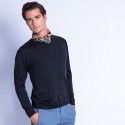 Pull col V en laine - Fox 6346 univers  - 10 gris foncé