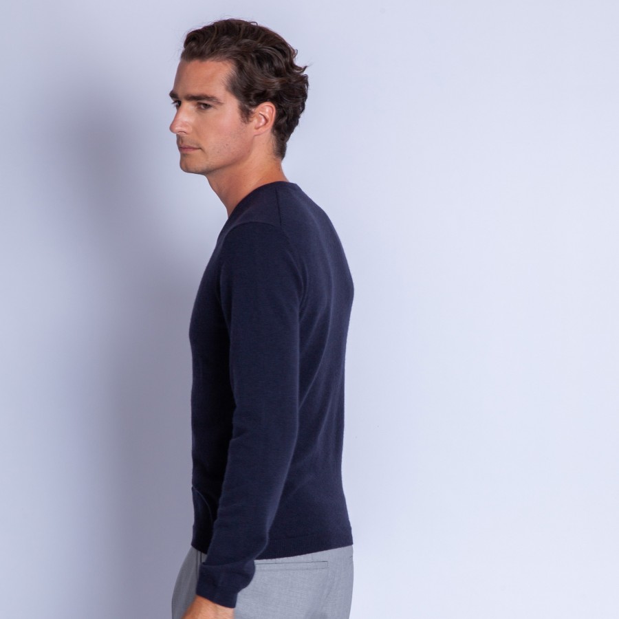 Pull col V en cachemire - Evann