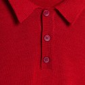 Polo en laine et soie - Ferat 6343 imperial - 52 rouge