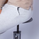 Cashmere jumper with grandad neckline - Henry