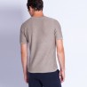Cotton and cashmere round neck T-shirt - Hideo