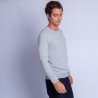 Pull en cachemire Faustin 6350 glace - 11 gris clair