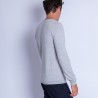 Pull en cachemire Faustin 6350 glace - 11 gris clair