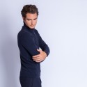 Pull col roulé en cachemire Felipe 6340 Marine - 05 bleu marine