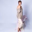 Plaid en cachemire - Halina 6362 gazelle - 14 beige fonce