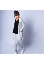 Gilet en cachemire - Hester 6366 plume - 81 gris pale