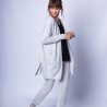 Gilet en cachemire - Hester 6366 plume - 81 gris pale