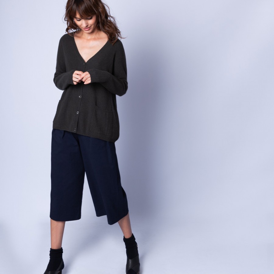 Loose-fit, cashmere cardigan — Gabi