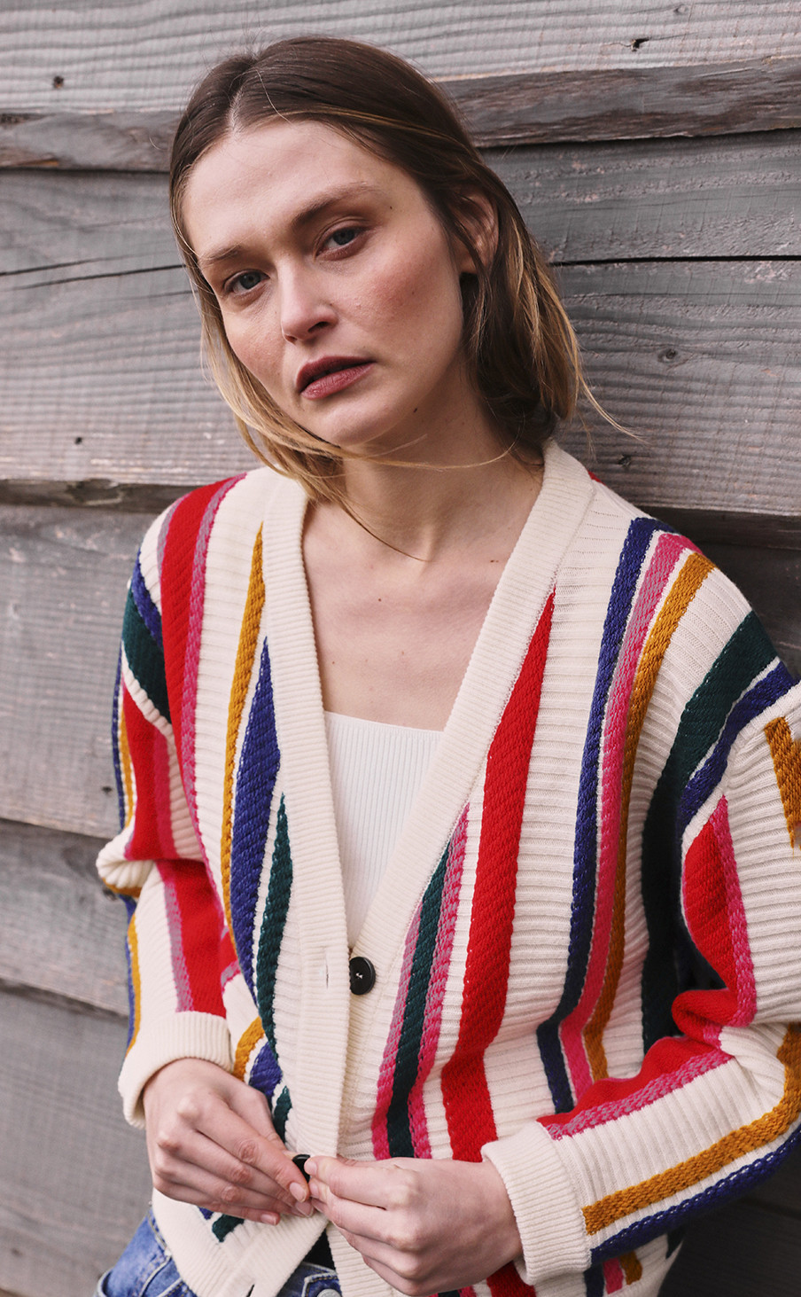 clothing v-neck sweaters Maison Montagut