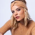 Mohair headband with hemstitching - Evadée