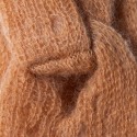 Bandeau en mohair ajouré - Evadée 6349 camel - 46 marron clair