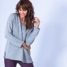 Pull alpaga et soie - Hasina 6366 plume - 11 gris clair