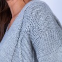 Pull alpaga et soie - Hasina 6366 plume - 11 gris clair