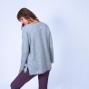 Pull alpaga et soie - Hasina 6366 plume - 11 gris clair