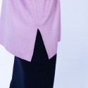 Pull col V boutonné en laine Gaëlle 6375 Laque - 52 Rouge