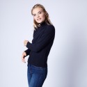 Pull col roulé en cachemire - Eglyn 6340 navy - 05 bleu marine