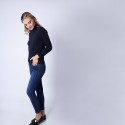Pull col roulé en cachemire - Eglyn 6340 navy - 05 bleu marine