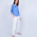 Polo femme manches 3/4 Fil Lumière