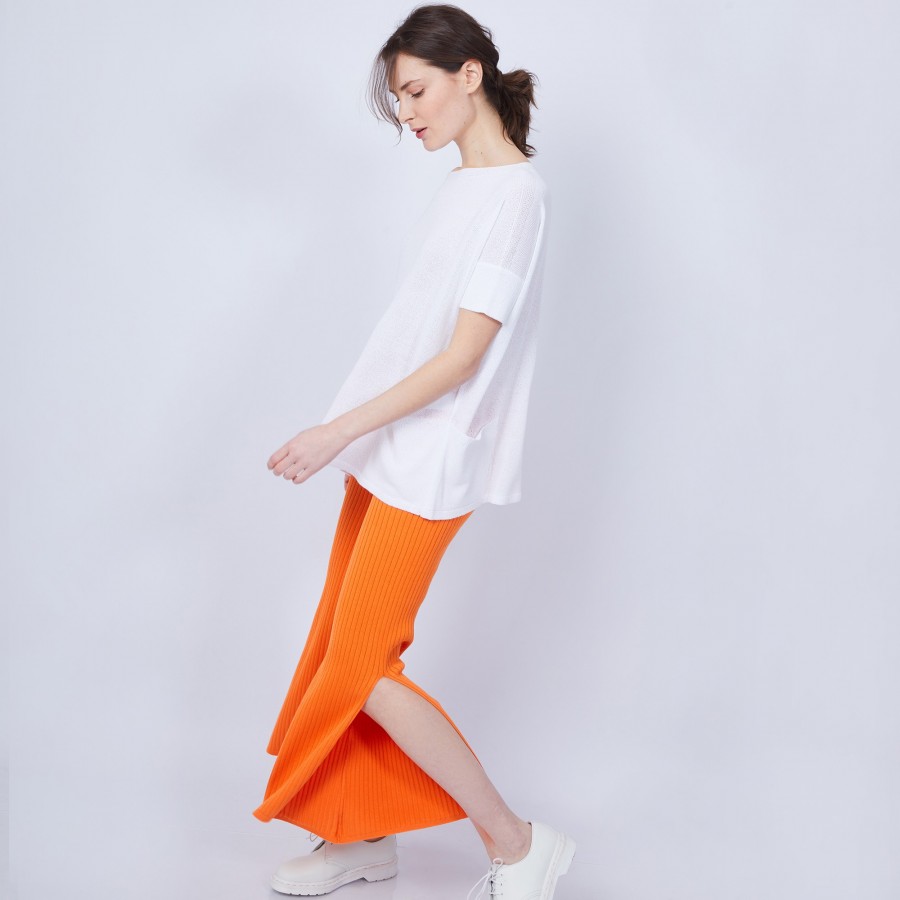 Pantalon large en coton - Jaguar 6470 tangerine - 15 Orange Pantalon large en coton - Jaguar 6470 tangerine - 15 Orange