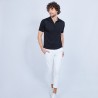 Polo shirt made of Fil lumière Vadim
